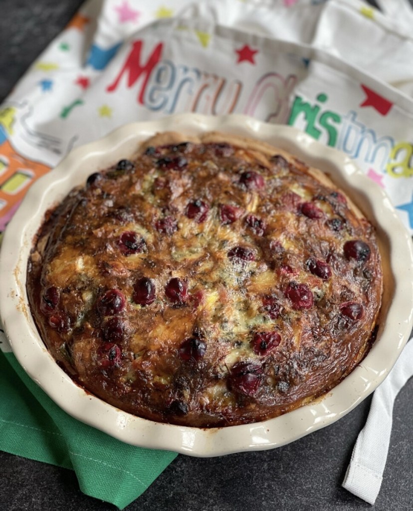 Cheeseboard, Cranberry & Ham Quiche