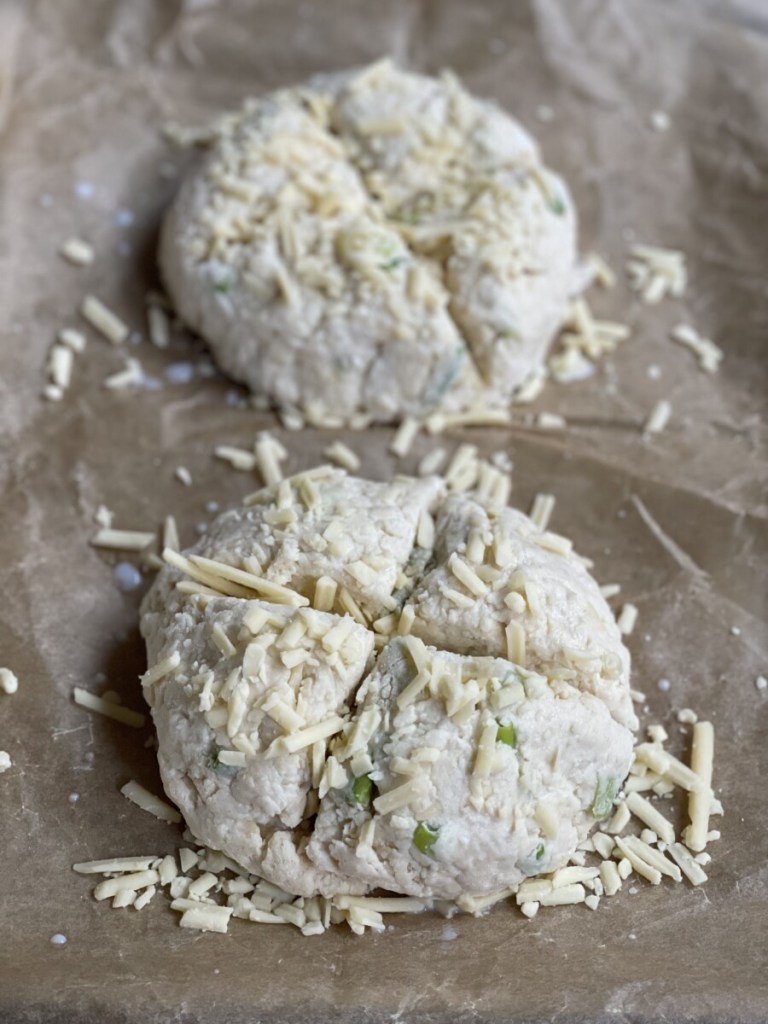 Cheese & Spring Onion Soda Bread