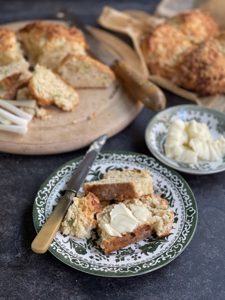 Cheese & Spring Onion Soda Bread