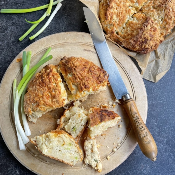 Cheese & Spring Onion Soda Bread