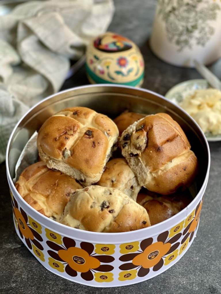 Traditional British Hot Cross Buns