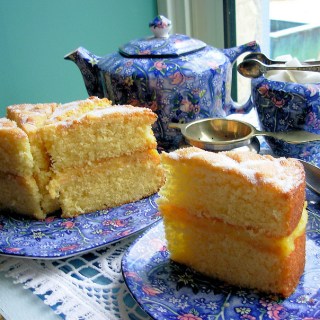 Karen Booth Victoria Sandwich with Home made Lemon Curd