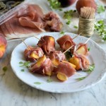 Parma Ham and Peach Skewers