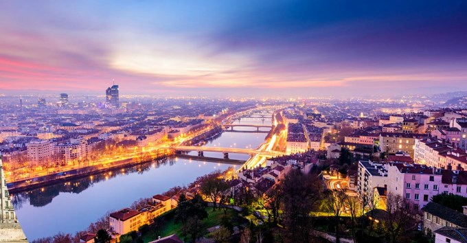 Lyon at Night