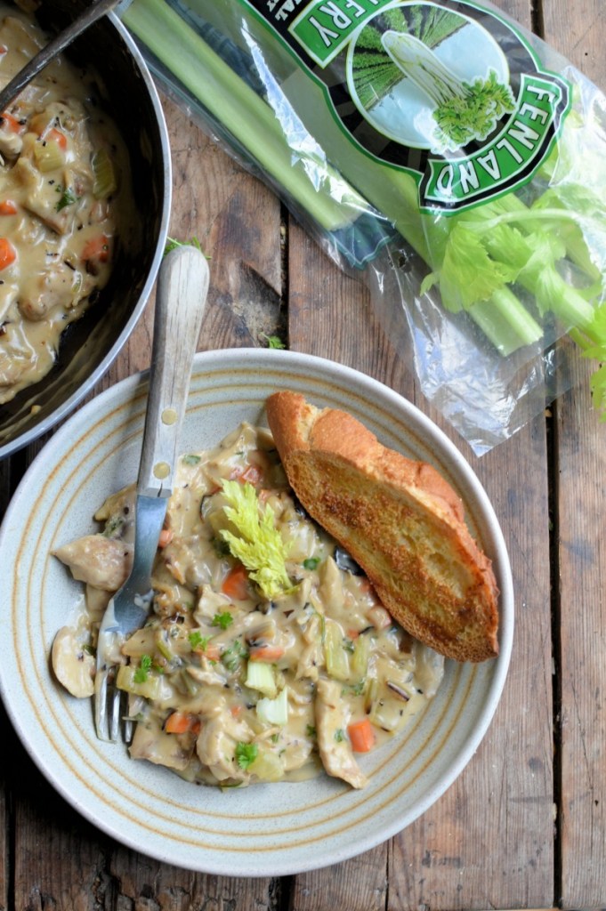 North Country Creamed Turkey & Celery Hash