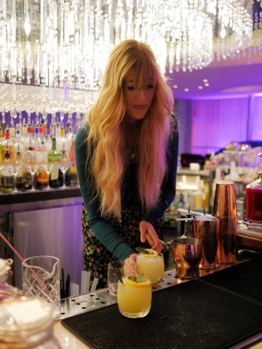 Mariena Mercer, head mixologist