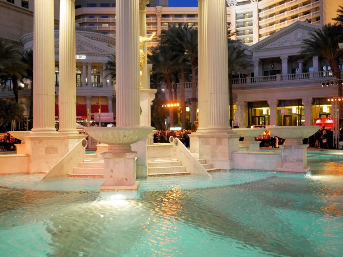 The dramatic five-acre Garden of the Gods Pool Oasis at Caesars Palace Las Vegas Hotel & Casino featured more than fifty award-winning chefs and over one hundred of the best wines and spirits from around the world