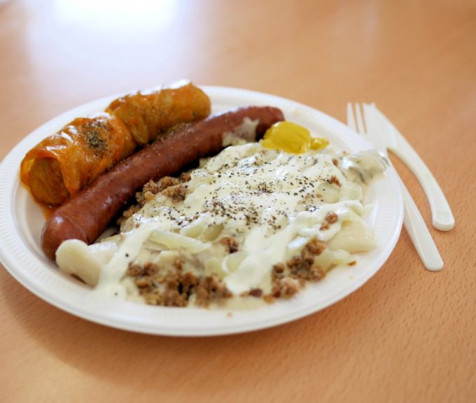 Baba’s Perogies – learn to make perogies and cabbage rolls A Saskatchewan institution, Baba’s Perogies is Canada’s only drive-thru perogy restaurant. A family-owned restaurant, Baba’s has a largely Ukrainian kitchen staff that hand-churns out as many as 10,000 perogies, 120 litres of borscht and 3,000 cabbage rolls every day. 