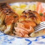 Hot Smoked Salmon Wellington