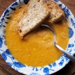 Curried Scottish Carrot and Lentil Soup