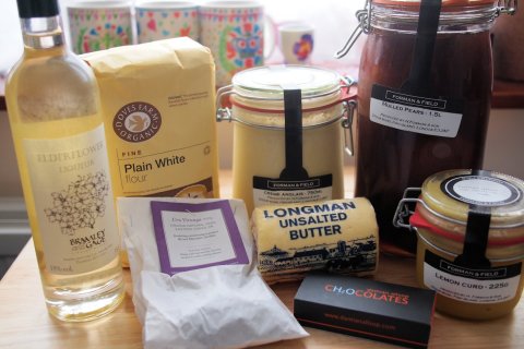 Forman & Field Mystery Box Ingredients for the Jubilee Bake Off