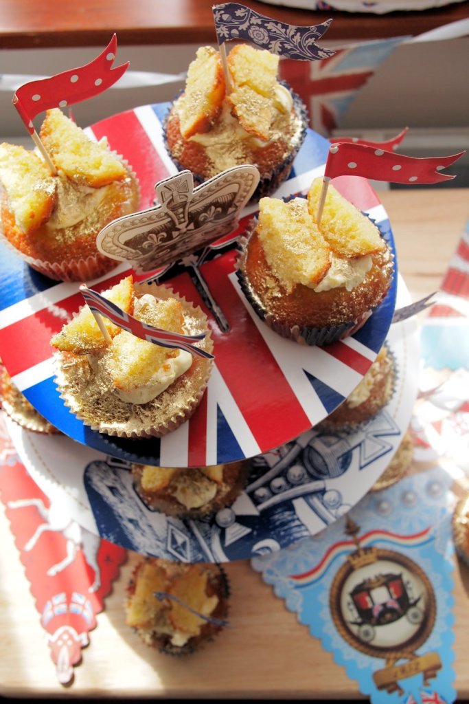 Royal Elderflower & Lemon Curd Butterfly Cakes