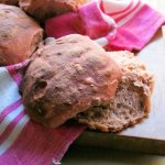 Think Pink! Real Bread: Beetroot and Walnut Bread Rolls Recipe