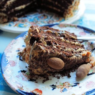 Salted Caramel and Chocolate Fudge Birthday Cake