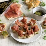 Parma Ham and Pesto Bites