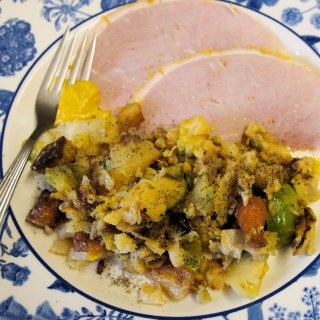 Boxing Day Brunch - Ham and Bubble and Squeak (Recipe)