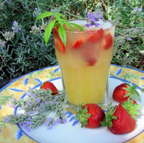 Wolds Way Lavender and Strawberry Fruit Cup