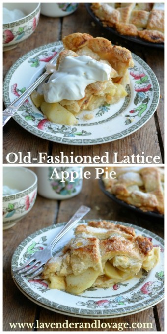 Old-Fashioned Lattice Apple Pie