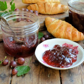 Pink Gooseberry and Elderflower Jam