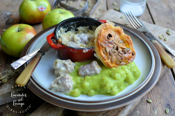 Pork Sausage, Leek & Apple Pies 