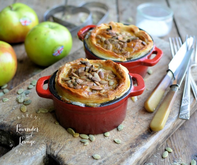 Pork Sausage, Leek & Apple Pies 