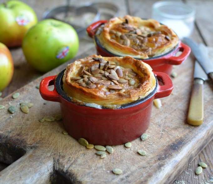 Pork Sausage, Leek & Apple Pies