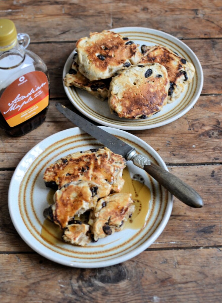 Raisin Bread Sourdough Hotcakes