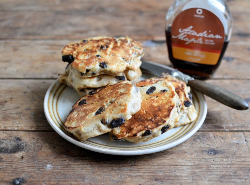 Raisin Bread Sourdough Hotcakes