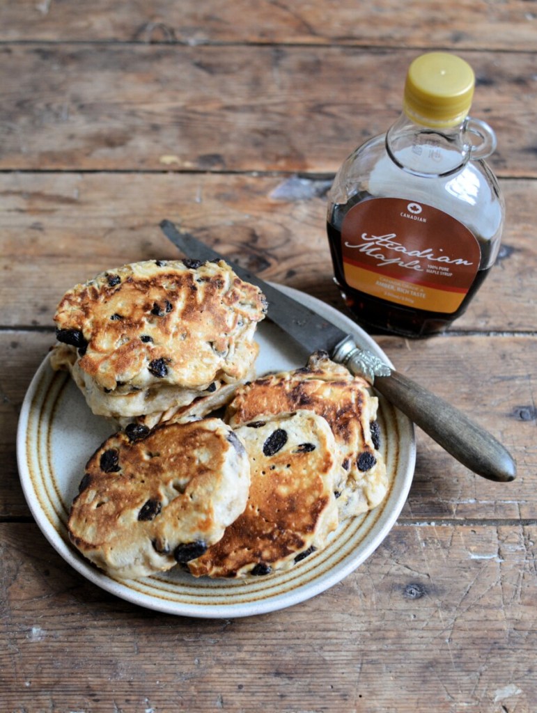 Raisin Bread Sourdough Hotcakes