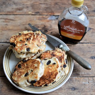 Raisin Bread Sourdough Hotcakes