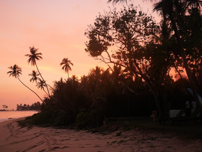 Sunset at Mirissa 