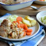 Roast Chicken & Ham Pie with a Suet Dumpling Crust