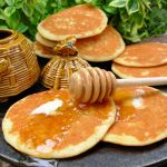 Scotch Griddle Cakes with Heather Honey for Scotland and Best of British