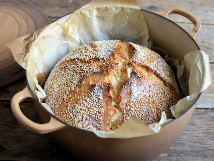 Sesame Sourdough Bread 