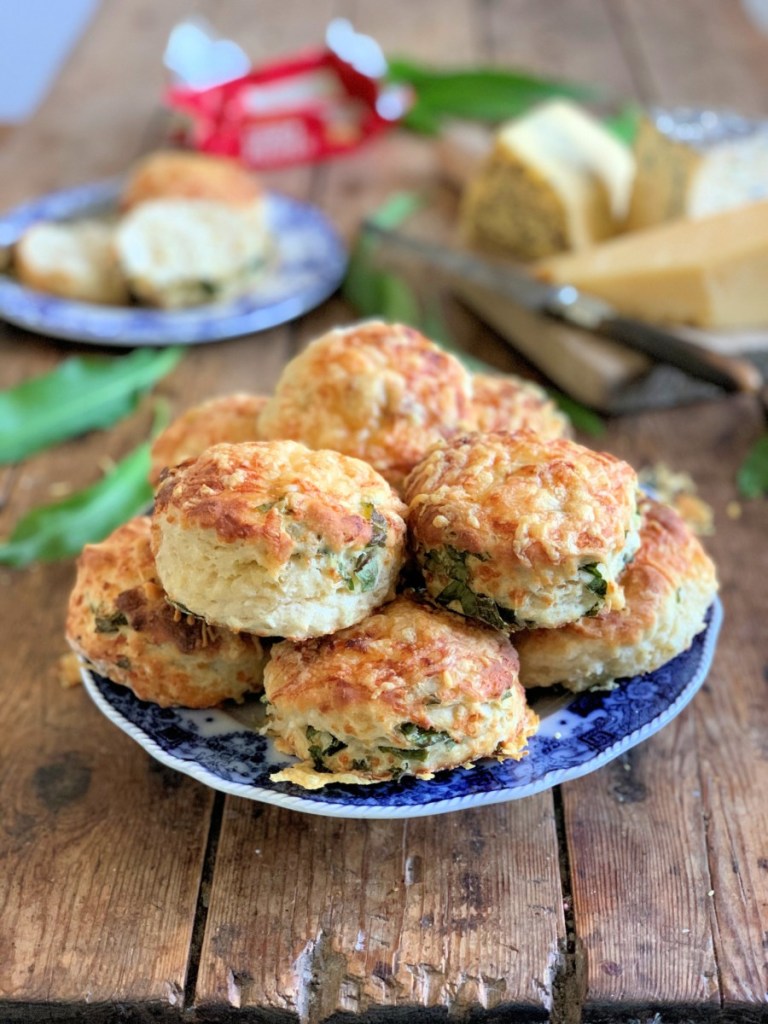 Sourdough Cheese & Wild Garlic Scones