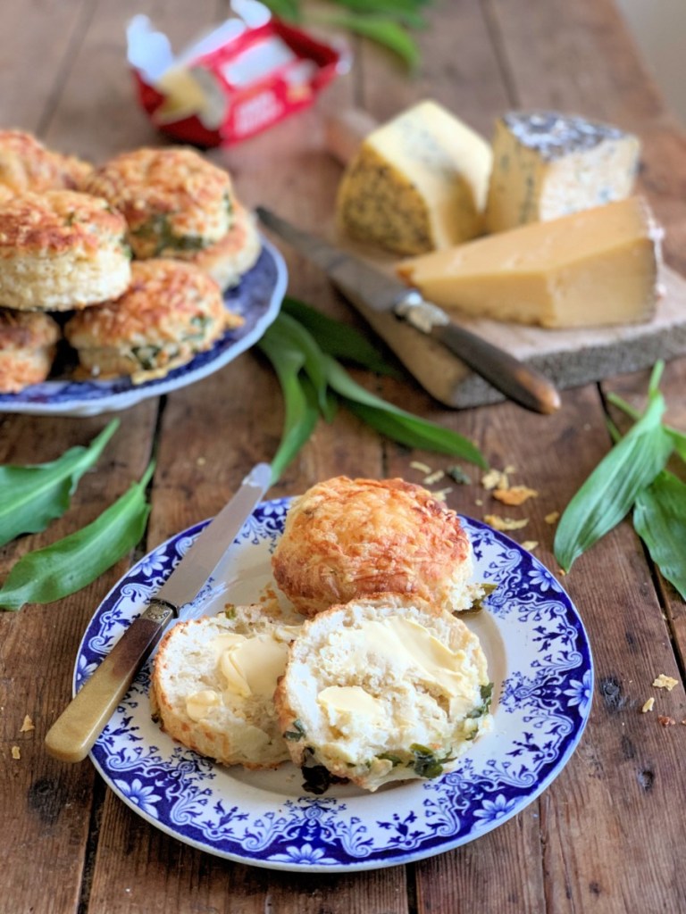 Sourdough Cheese & Wild Garlic Scones