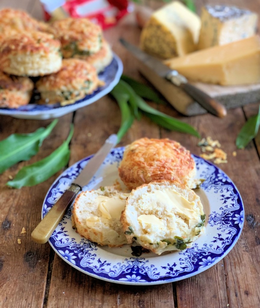 Sourdough Cheese & Wild Garlic Scones