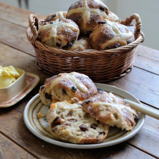 Sourdough Hot Cross Buns (