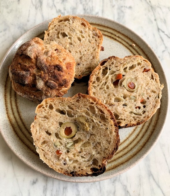 Sourdough Pizza Bread Rolls