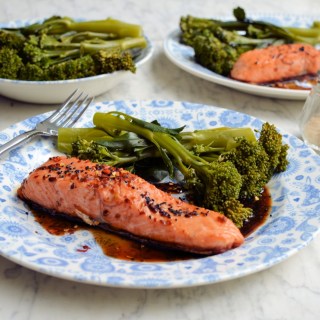 Easy Balsamic, Honey & Chilli Salmon