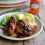 The Great Potato Debate and Sticky Christmas Marmalade Chicken Recipe