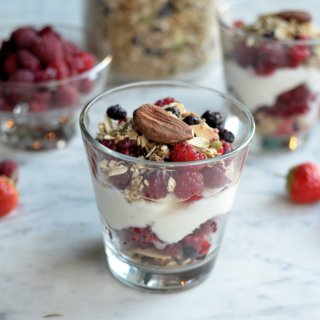 The Secret Recipe Club: Raspberry & Maple Granola Yoghurt Pots