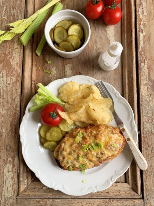 Piquant Tuna Melt with Smoked Cheese