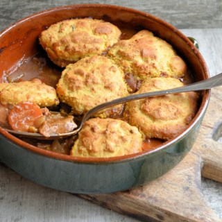 Welsh Lamb Cornbread Cobbler