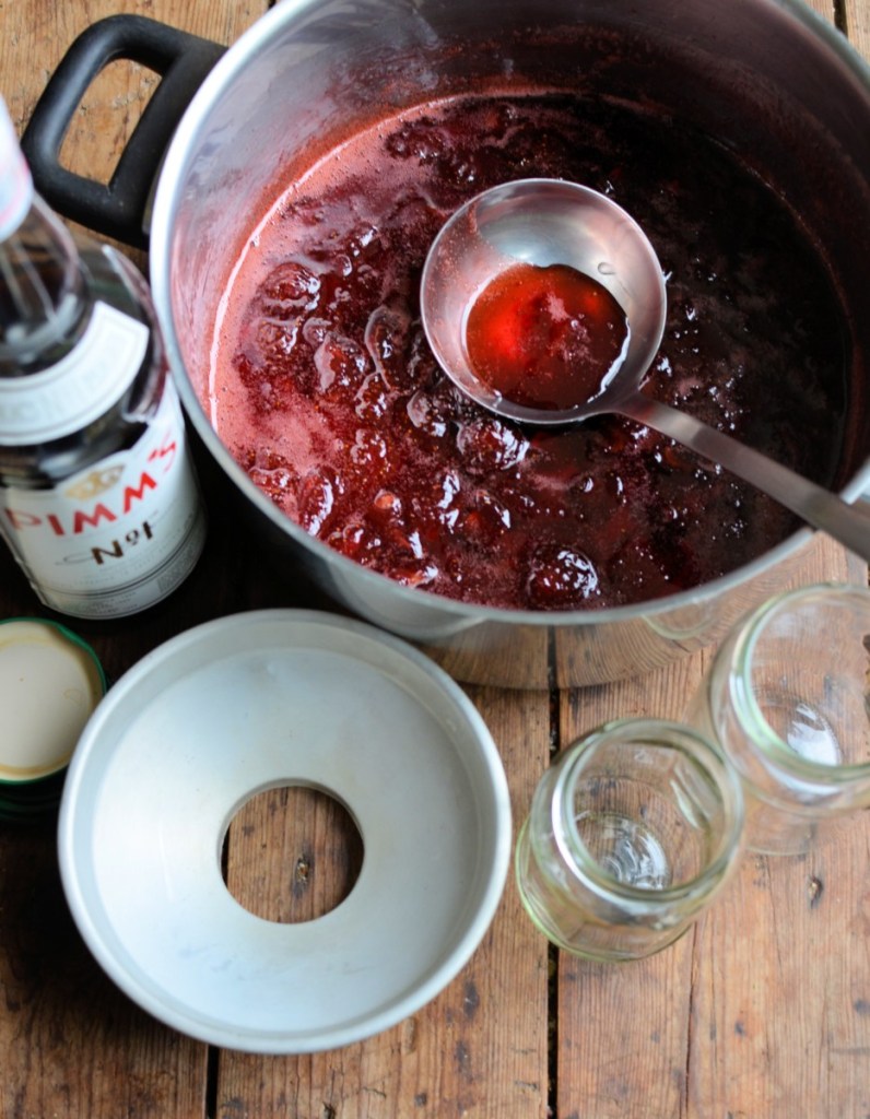 Wimbledon Pimms Strawberry Jam and Cream Scones